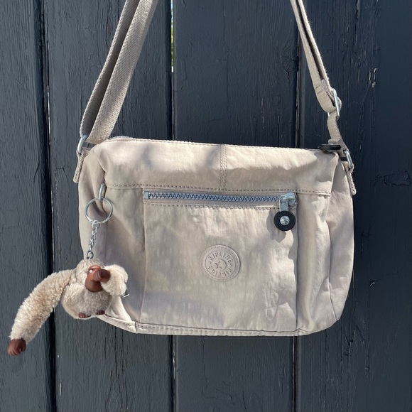 Kipling Light Tan Crossbody Bag - Picture 1 of 8